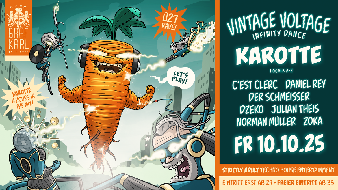 Vintage Voltage Ü27-Rave /w Karotte 4h Set uvm.