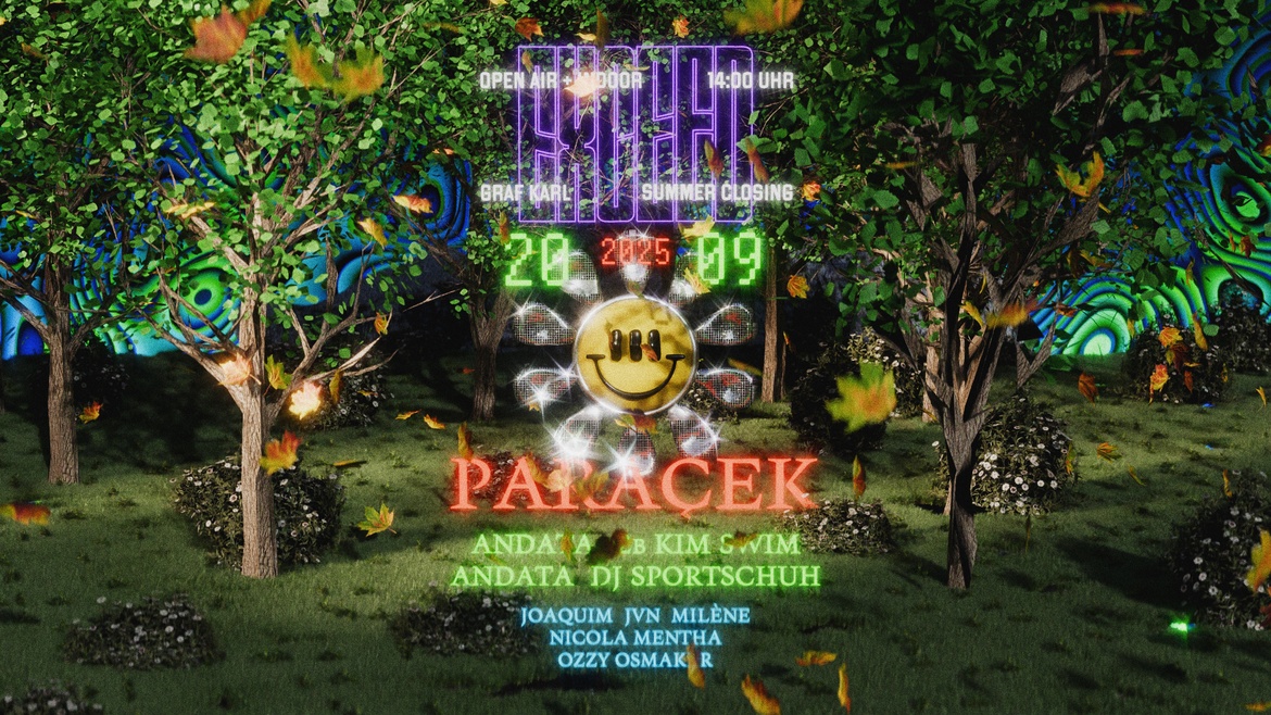 EXCEED OPEN AIR SEASON CLOSING w/ Paraçek, Andata, Andata b2b Kim Swim & DJ Sportschuh